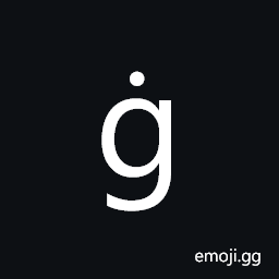 Latin Small Letter G with Dot Above Symbol