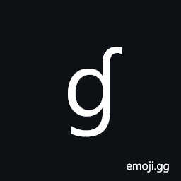 Latin Small Letter G with Hook Symbol