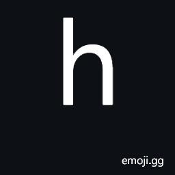 Latin Small Letter H Symbol