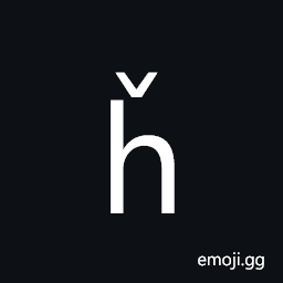 Latin Small Letter H with Caron Symbol