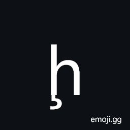 Latin Small Letter H with Cedilla Symbol