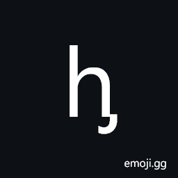 Latin Small Letter H with Palatal Hook Symbol