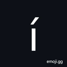Latin Small Letter I with Acute Symbol