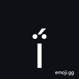 Latin Small Letter I with Diaeresis and Acute Symbol