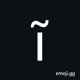 Latin Small Letter I with Tilde Symbol