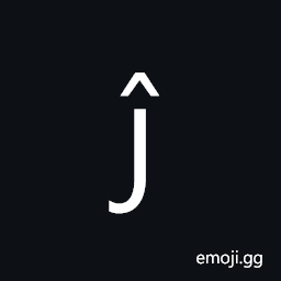 Latin Small Letter J with Circumflex Symbol