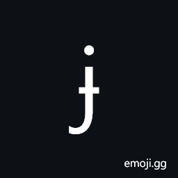 Latin Small Letter J with Stroke Symbol