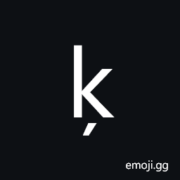 Latin Small Letter K with Cedilla Symbol