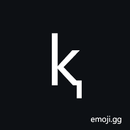 Latin Small Letter K with Descender Symbol