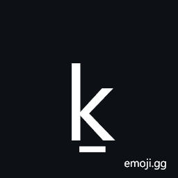 Latin Small Letter K with Line Below Symbol