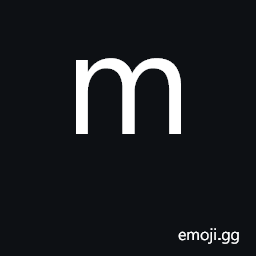 Latin Small Letter M Symbol