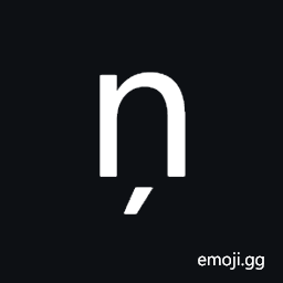 Latin Small Letter N with Cedilla Symbol