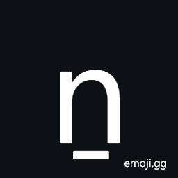 Latin Small Letter N with Line Below Symbol