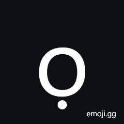 Latin Small Letter O with Dot Below Symbol