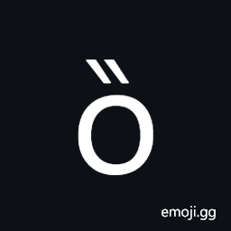 Latin Small Letter O with Double Grave Symbol