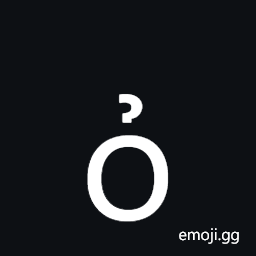 Latin Small Letter O with Hook Above Symbol