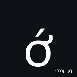 Latin Small Letter O with Horn and Acute Symbol