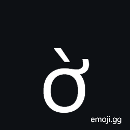 Latin Small Letter O with Horn and Grave Symbol