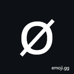 Latin Small Letter O with Stroke Symbol