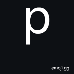 Latin Small Letter P Symbol