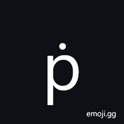 Latin Small Letter P with Dot Above Symbol