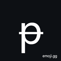 Latin Small Letter P with Stroke Symbol