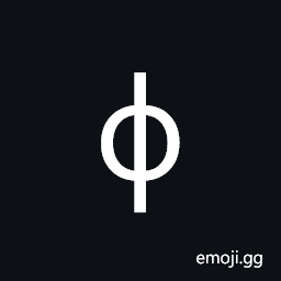 Latin Small Letter Phi Symbol