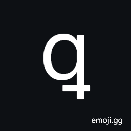 Latin Small Letter Q with Stroke Through Descender Symbol