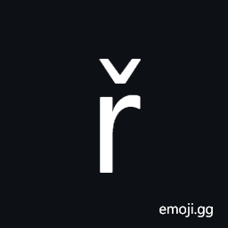 Latin Small Letter R with Caron Symbol