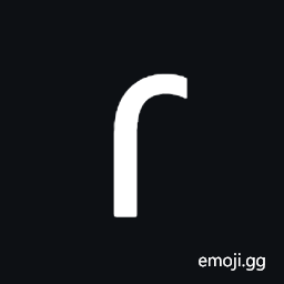 Latin Small Letter R with Fishhook Symbol