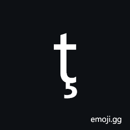 Latin Small Letter T with Cedilla Symbol