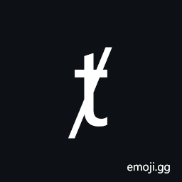Latin Small Letter T with Diagonal Stroke Symbol