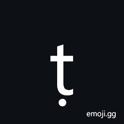 Latin Small Letter T with Dot Below Symbol