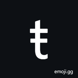 Latin Small Letter T with Stroke Symbol