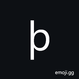 Latin Small Letter Thorn Symbol