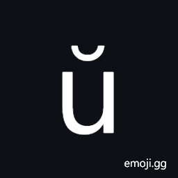 Latin Small Letter U with Breve Symbol