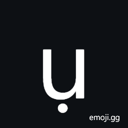 Latin Small Letter U with Dot Below Symbol