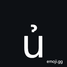 Latin Small Letter U with Hook Above Symbol