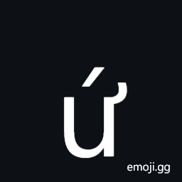 Latin Small Letter U with Horn and Acute Symbol