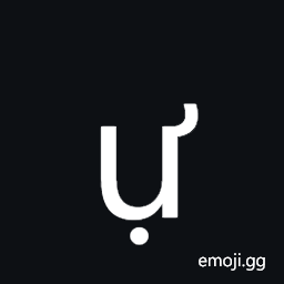 Latin Small Letter U with Horn and Dot Below Symbol
