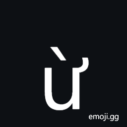 Latin Small Letter U with Horn and Grave Symbol