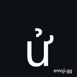 Latin Small Letter U with Horn and Hook Above Symbol