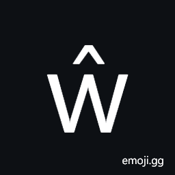 Latin Small Letter W with Circumflex Symbol