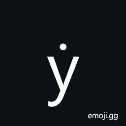 Latin Small Letter Y with Dot Above Symbol