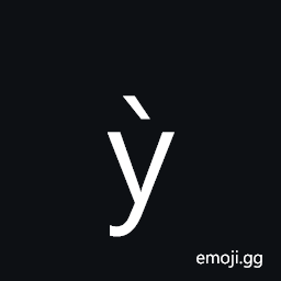 Latin Small Letter Y with Grave Symbol