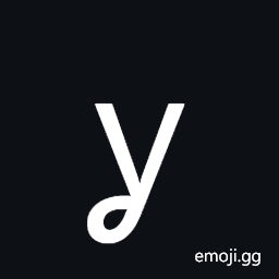 Latin Small Letter Y with Loop Symbol