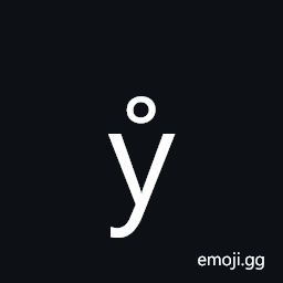 Latin Small Letter Y with Ring Above Symbol