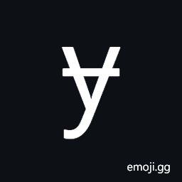 Latin Small Letter Y with Stroke Symbol
