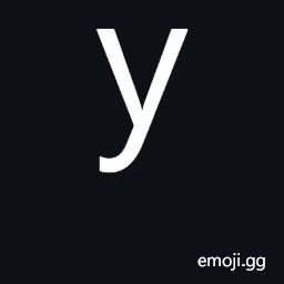 Latin Small Letter Y Symbol