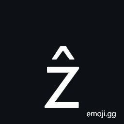 Latin Small Letter Z with Circumflex Symbol